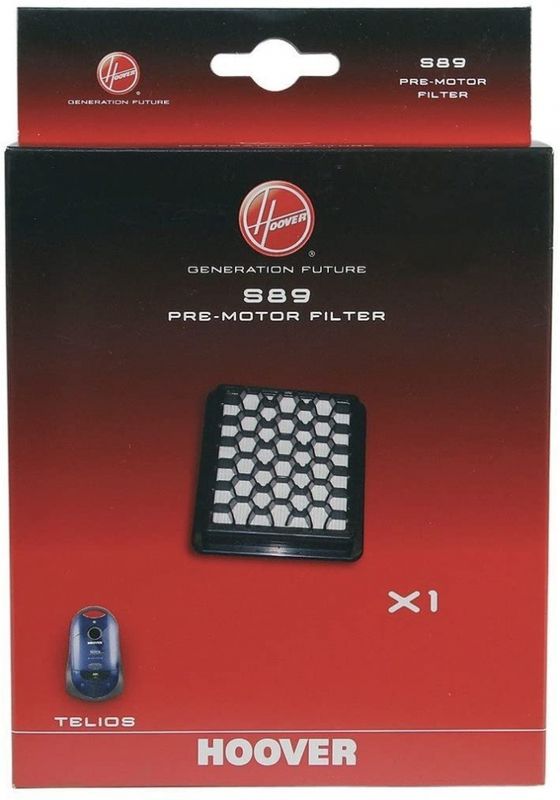 TELIOS (T4300 til T5999) Hoover hepafilter før motor